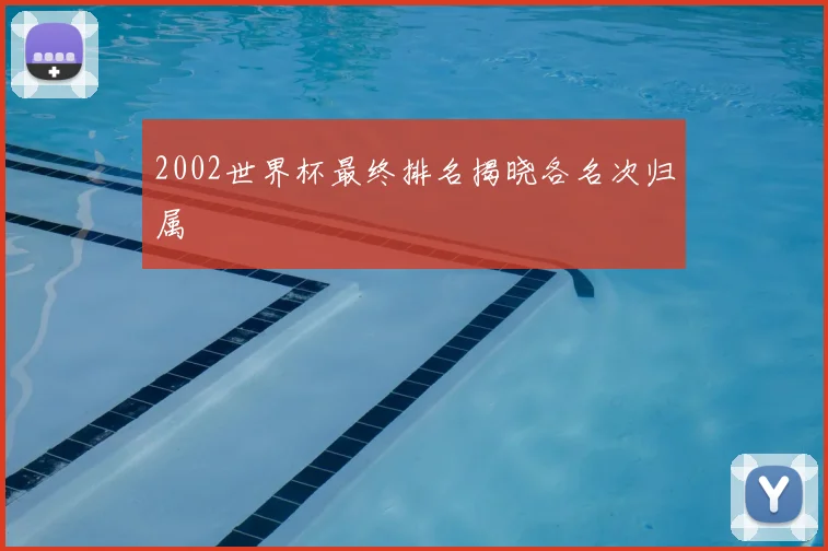 2002世界杯最终排名揭晓各名次归属