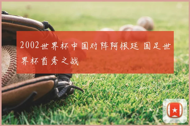 2002世界杯中国对阵阿根廷 国足世界杯首秀之战