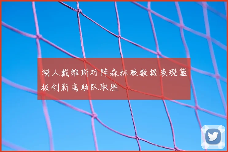 湖人戴维斯对阵森林狼数据表现篮板创新高助队取胜